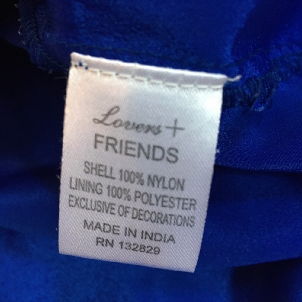 LOVERS+FRIENDS Life’s a beach floral blue top S - Picture 6 of 9